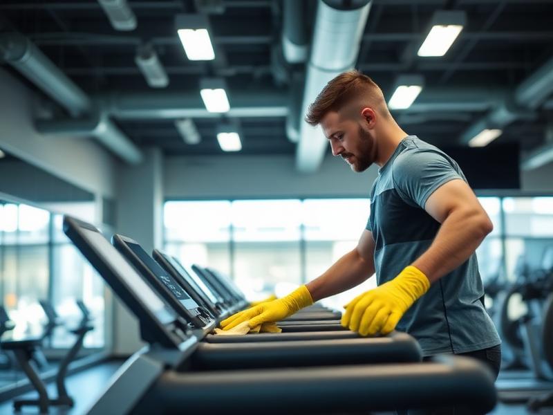 Fitnessstudio-Reinigung